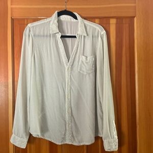 CP Shades velvet blouse.